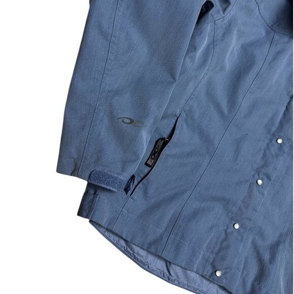 MARMOT Waterproof Outdoor Windbreaker Blue Rain Jacket w Hood Womens XL - Picture 6 of 7